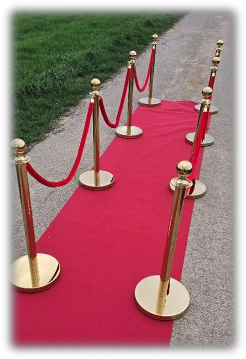  DK-Funkartell - Roter Teppich mit Absperrung