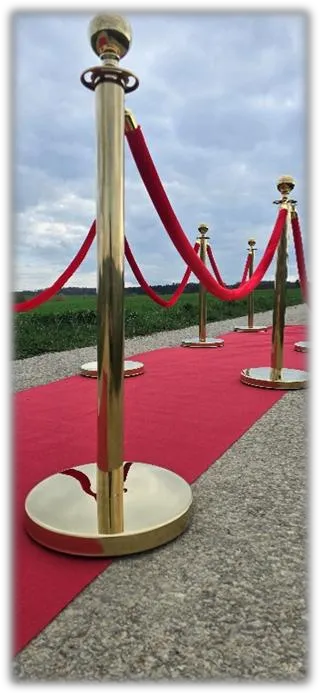  DK-Funkartell - Roter Teppich mit Absperrung
